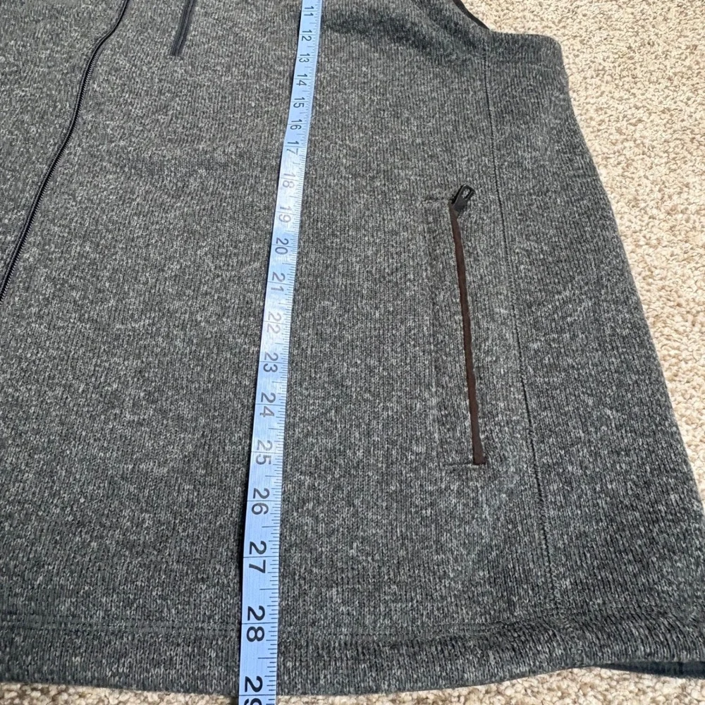 Polo Ralph Lauren‎ Vest XXL Men Performance Fleece Zip Up Gray Black Pony Preppy